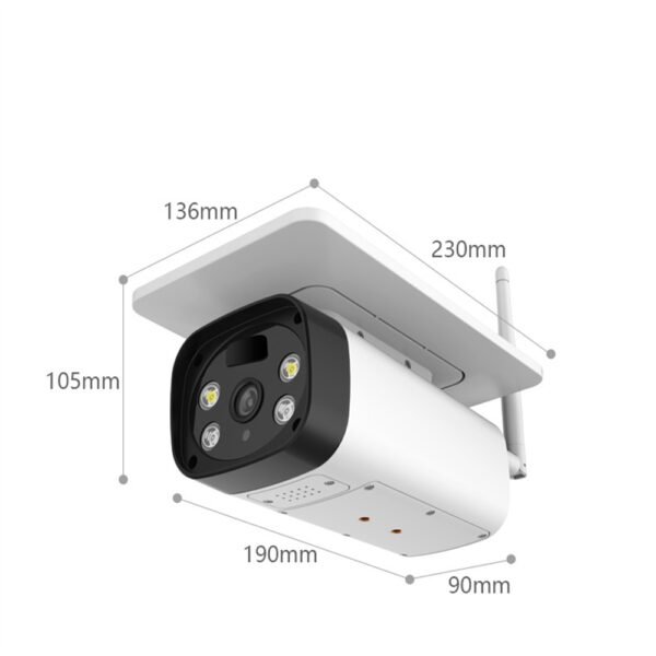 HSC010 Outdoor Home Security 4G Solar Power Pan-Tilt PTZ CCTV IP Network WiFi Bullet Camera - Wholesale Manufacturer