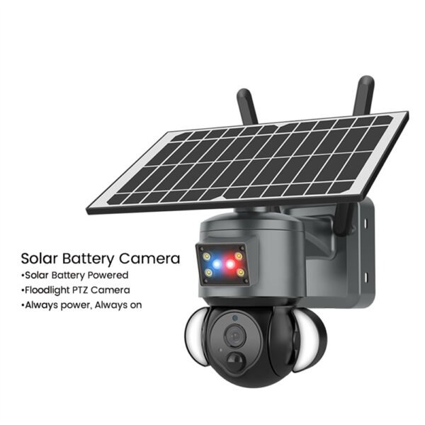 HSC024 Two-color Lamp Solar Camera 4G/WIFI PTZ - Wholesale Manufacturer