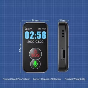 SAFEPOINT HCS040 - 4G Waterproof GPS Tracker for Elderly and Children with SOS Button